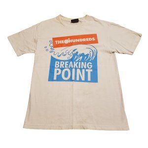 The Hundreds Breaking Point T-Shirt Men's Medium M White Summer Short Sleeve Tee